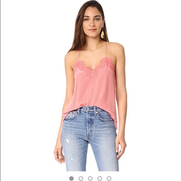 cami nyc Tops - Cami NYC Apricot Racer Top